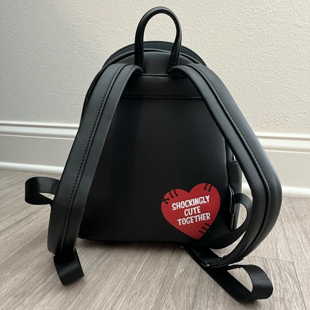 Loungefly Universal Monsters Frankenstein & Bride Cosplay Mini Backpack